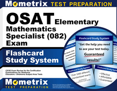 OSAT Elementary Mathematics (082) Flashcards Study System