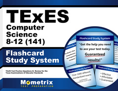 TExES Computer Science 8-12 (141) Exam Flashcard Study System